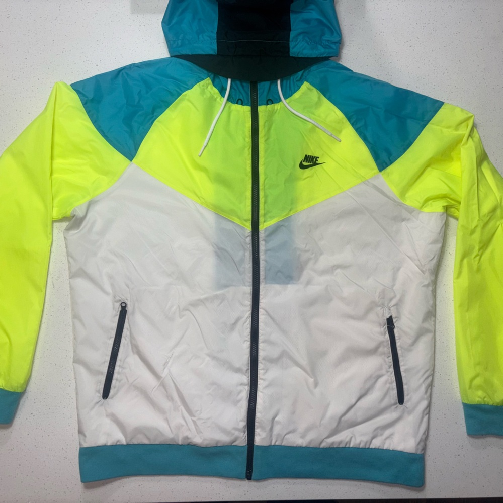 Nike Colorblock Windbreaker Jacket (Size XL)